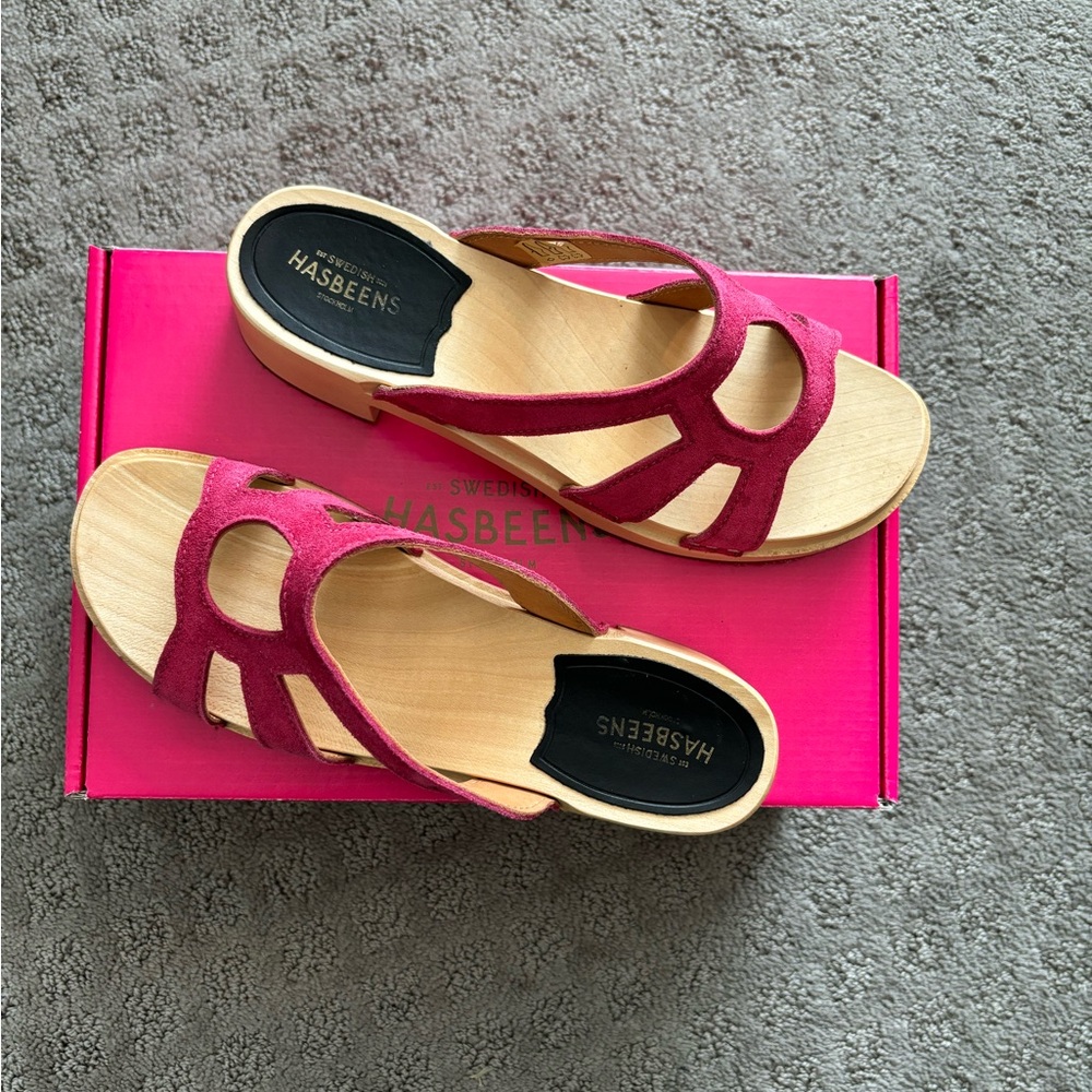 Swedish Hasbeens Luxury Slipper, 37.